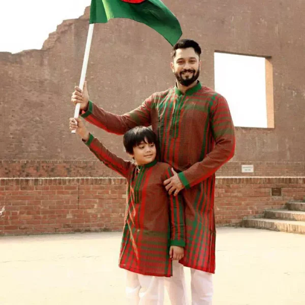 তাঁত কটন গামছা ।